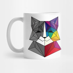 Polygon cat Mug